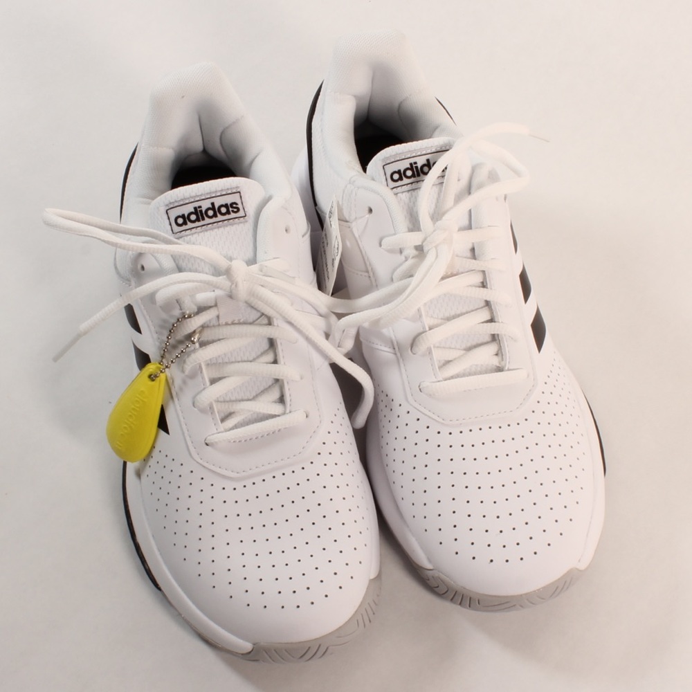 Menβs Adidas Courtsmash Tennis Shoes White NEW - Picture 8 of 8